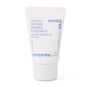 Innisfree Daily UV Defense Sunscreen Broad Spectrum SPF 45 Color Correcting 10mL